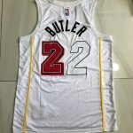 Maillot de Basket #22 Butler Miami Heat 22-23 city authentique Blanc